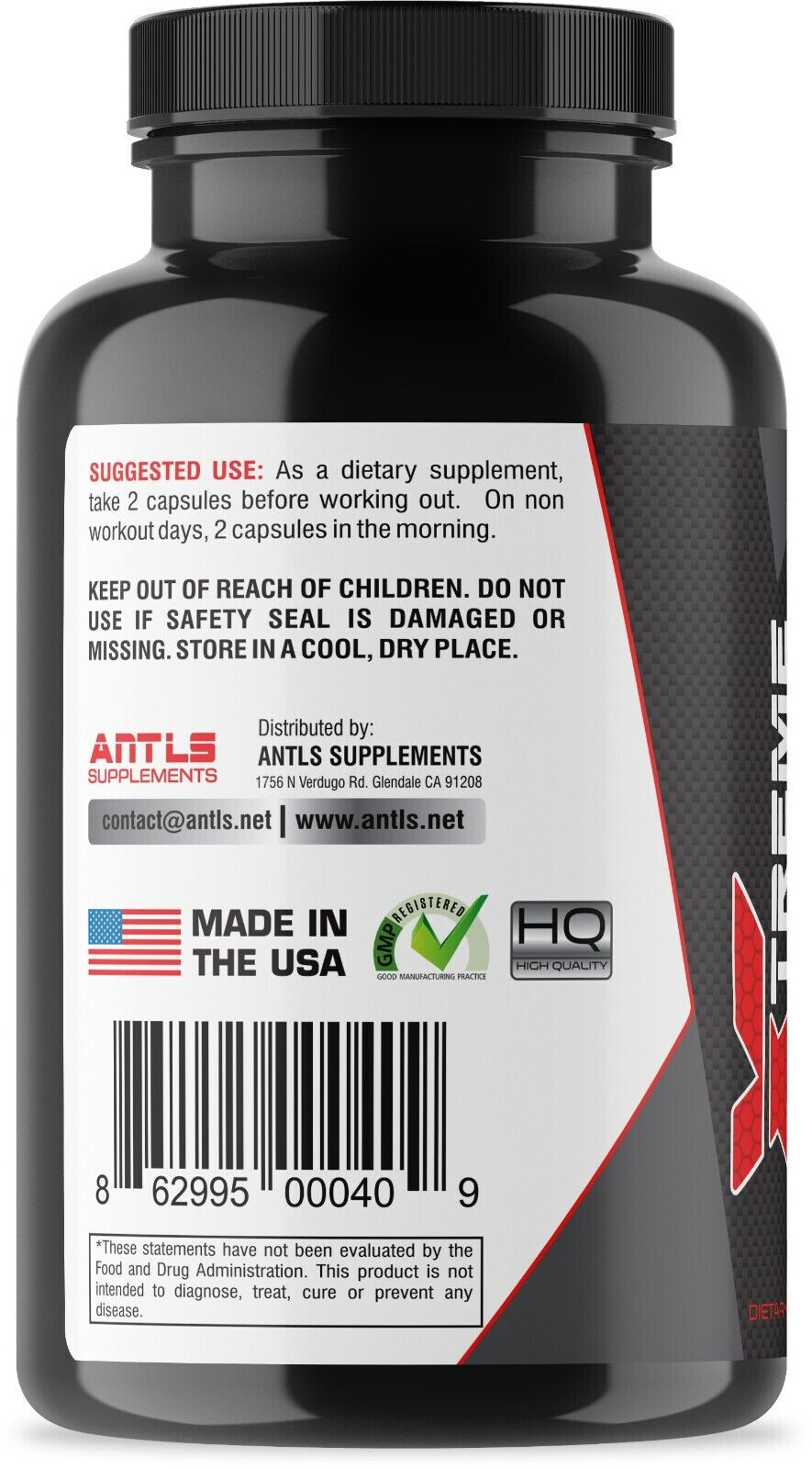 MALE SUPPORT SUPPLEMENT ENHANCEMENT XTREME STAMINA ANTLS SUPPLEMENTS