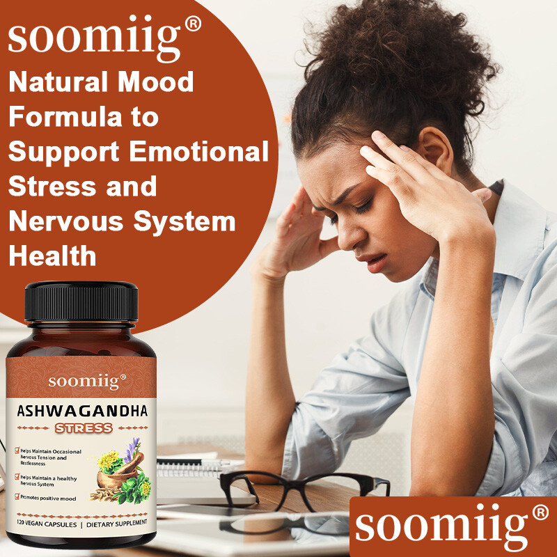 Ashwagandha for Stress | Calming KSM-66 Extract | Vegan | 1300mg Capsules