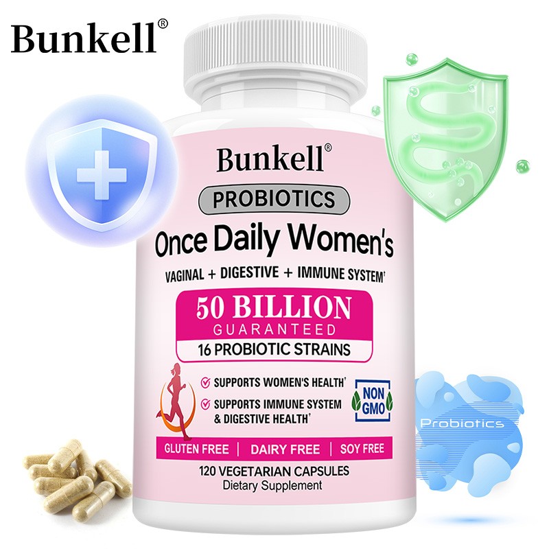 Once Daily Women’S Probiotic Supplements Supports Immune Health 120 Capsules