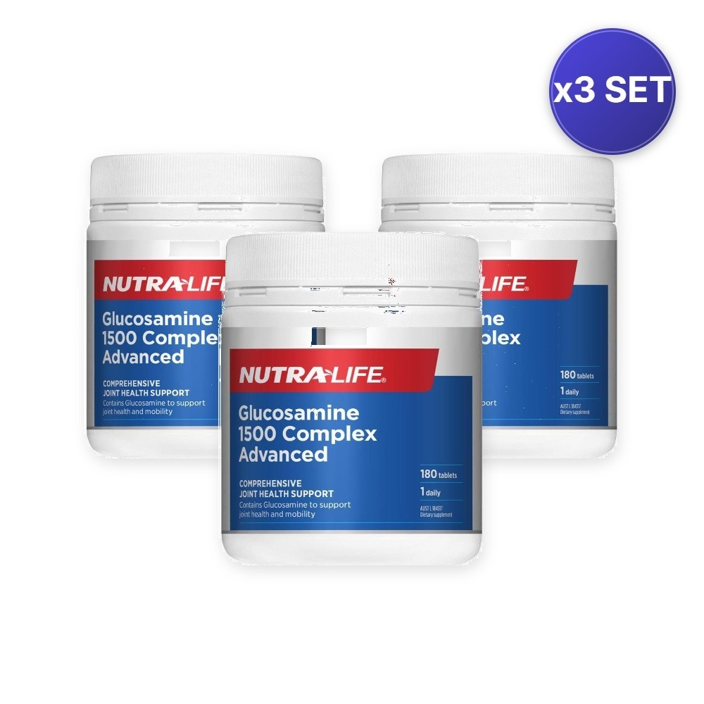Glucosamine 1,500 Complex Advanced (180 Tablets) – 3 Pack