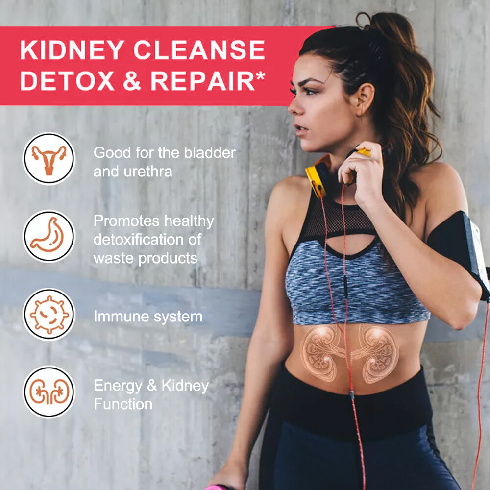 Kidney Health Cleanse Support Detox Natural Supplement High Quality