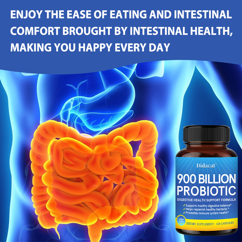 900 Billion Probiotic Protect Intestinal Health Lactobacillus Acidophilus 120 CT