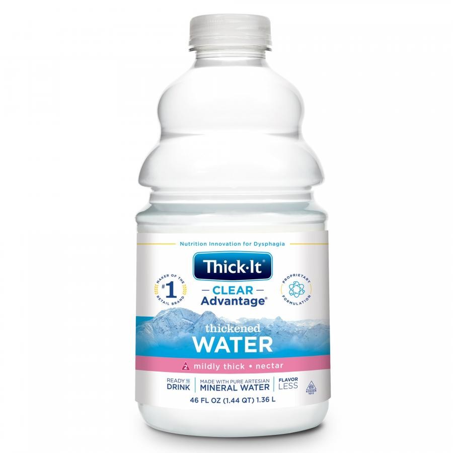 Thick-It Advantage Thickened Water Unflavored Nectar Consistency 46 oz Bottle 4