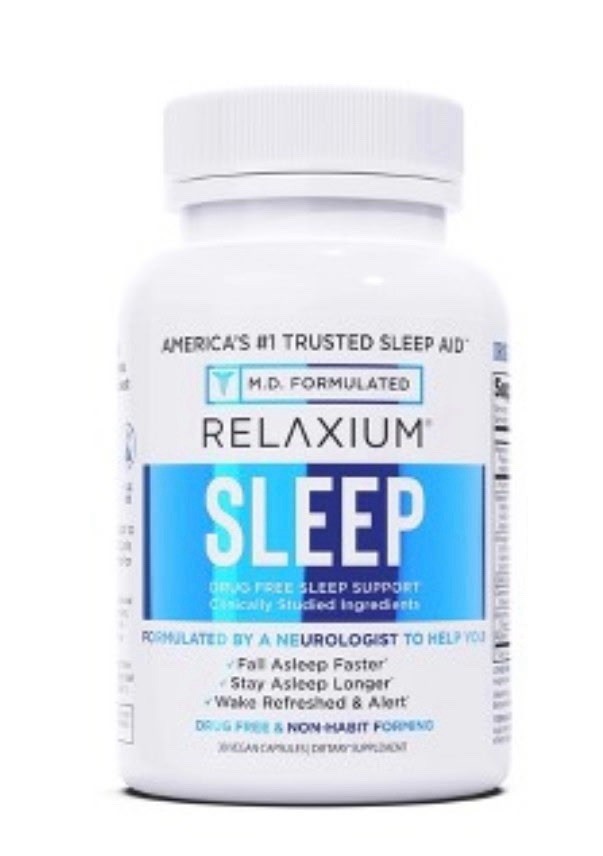 Relaxium Sleep Aid Capsules 30CT Vegan Drug Ashwagandha Magnesium