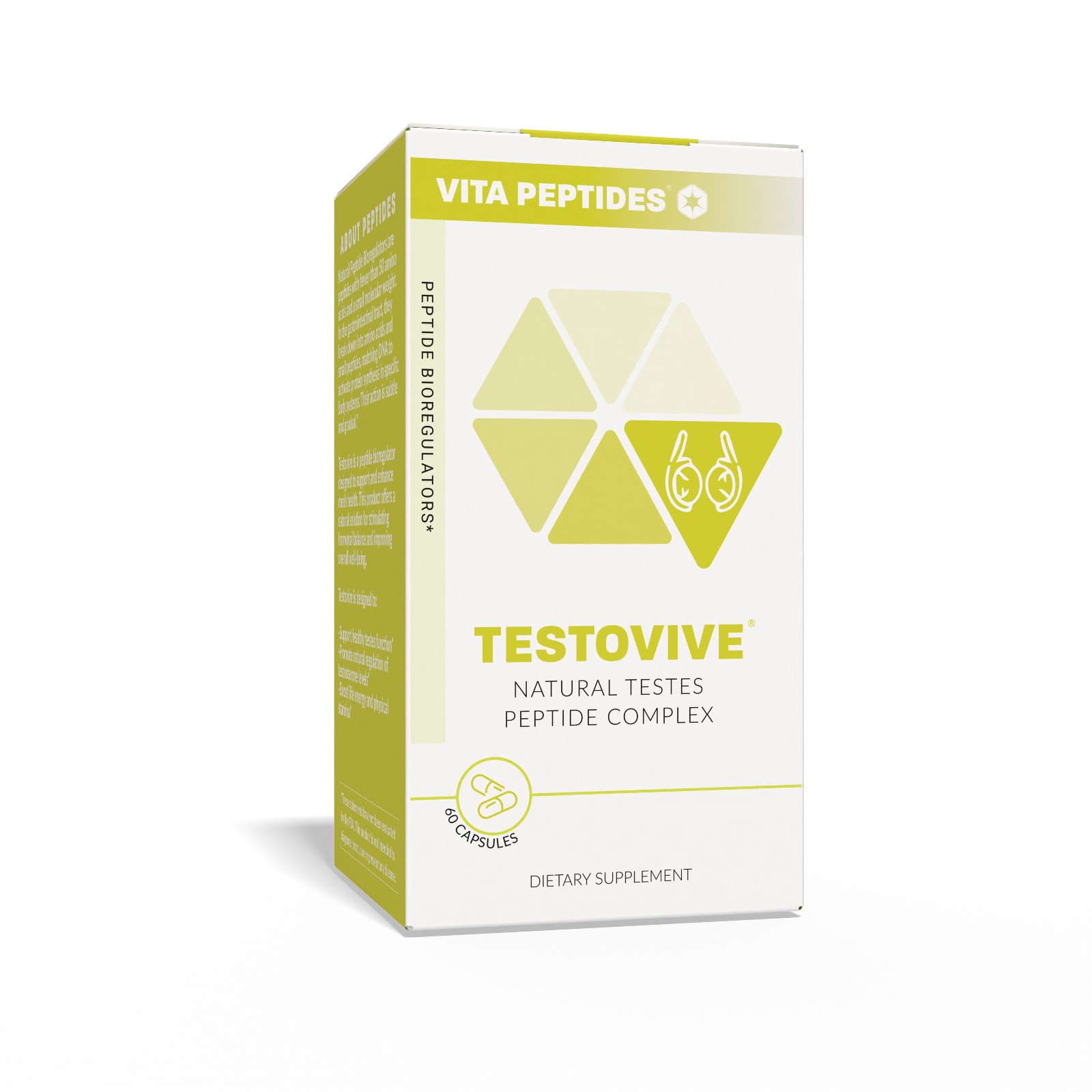 Testovive – Testes Peptide Bioregulator 30 & 60 Capsules – Free Shipping