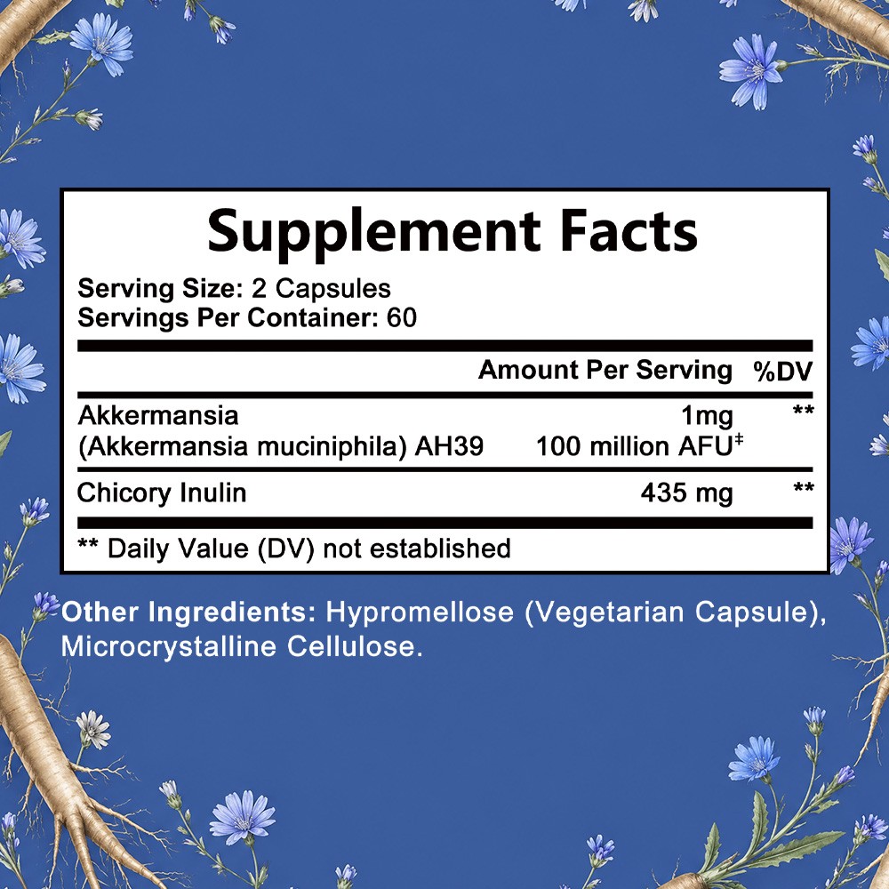 100 Million AFU Synbiotic Complex Capsules for Gut & Immune Support,30~120 Caps