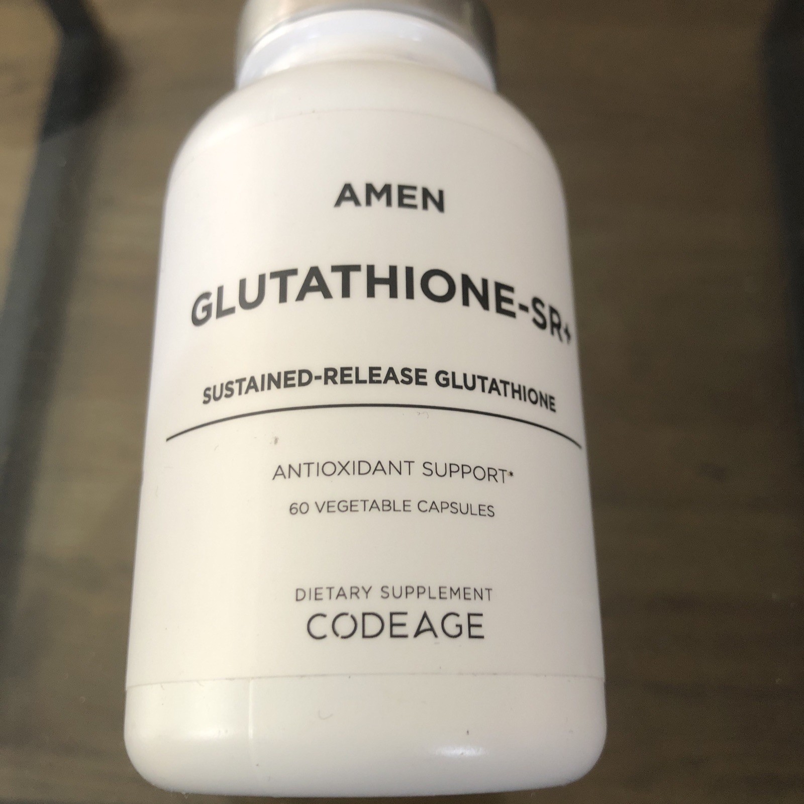 Amen Glutathione-SR+, Sustained-Release L-Glutathione 60 ct EXP 09/2026