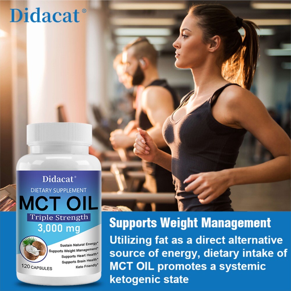 Pure MCT Oil 3000mg serving, C8 C10 Weight Loss, Energy, Brain Heart Health