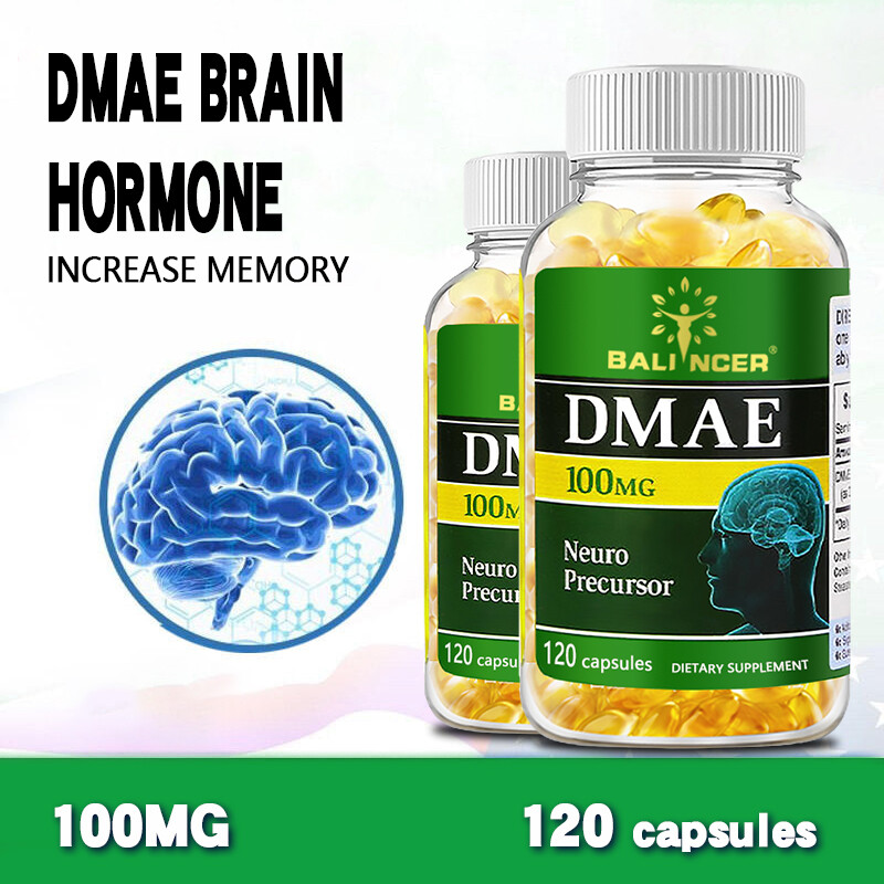 Dmae 100 Mg Nootropic Brain Support Supplement Supports Mental Clarity-120 Caps