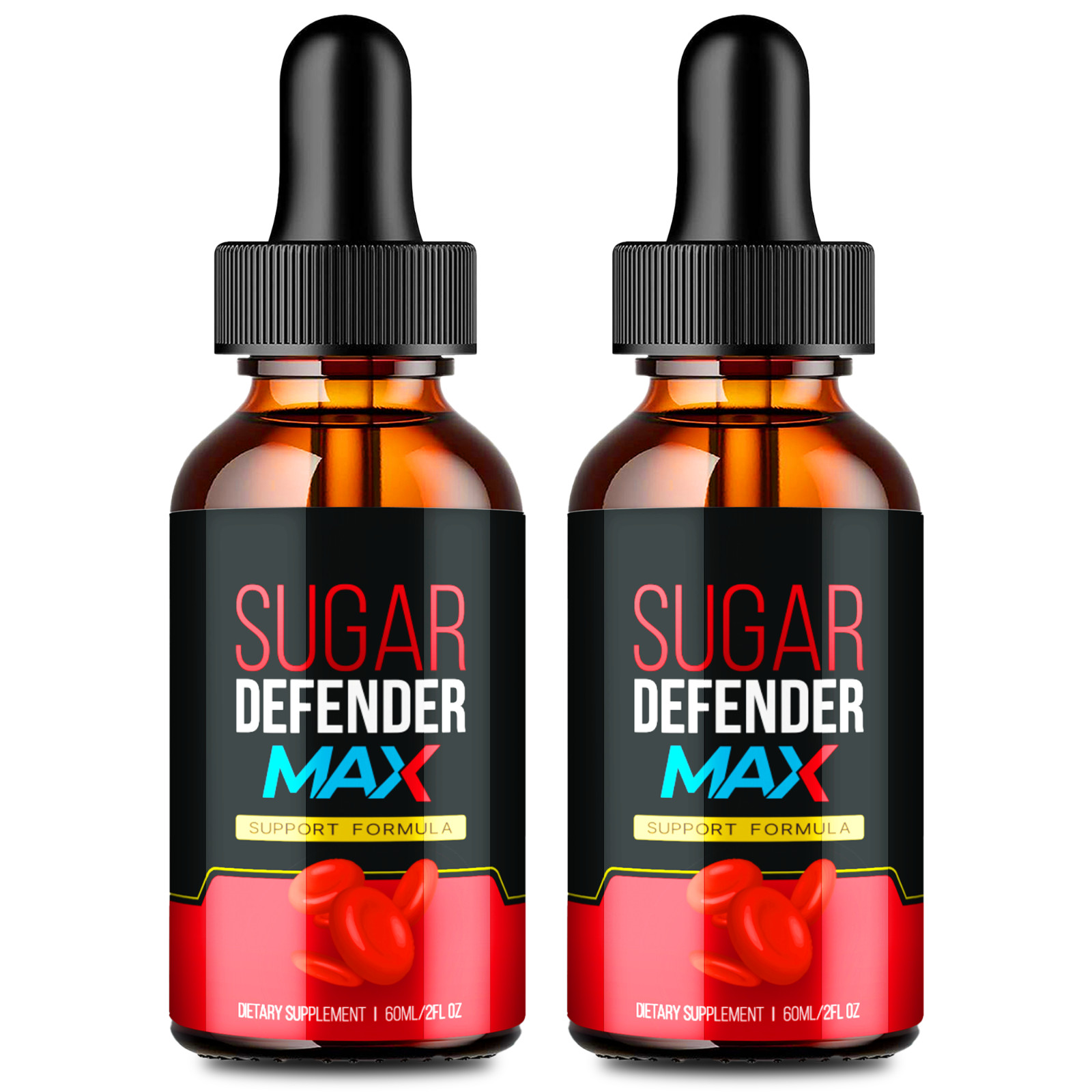Sugar Defender Drops Max Blood Sugar Support Supplement Official Formula -2 Pack