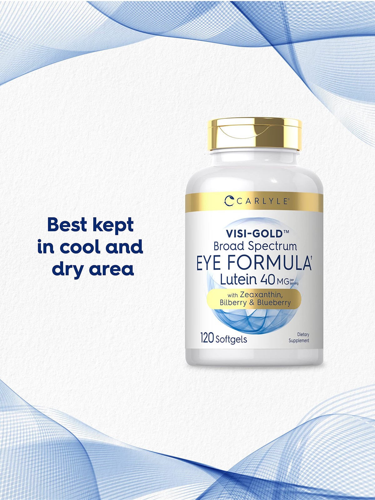 Carlyle Eye Health Supplement | 120 Softgels | with 120 Count (Pack of 1)