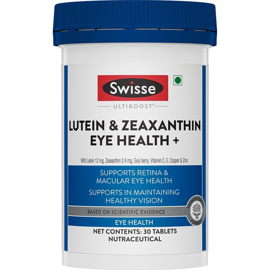 Swisse Eye Health+ with Lutein & Zeaxanthin Reduces Digital Strain – 30 Tablets