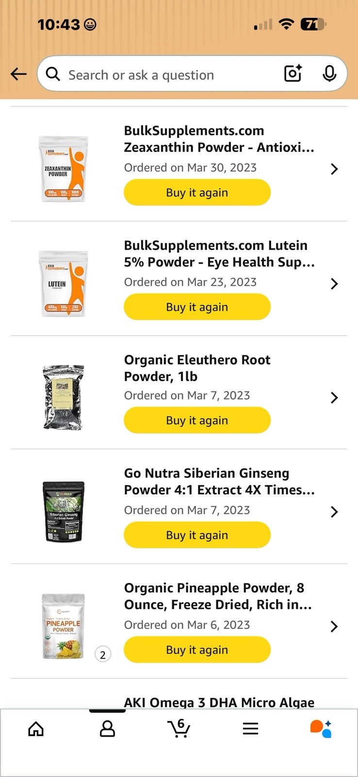 Various Health Powders