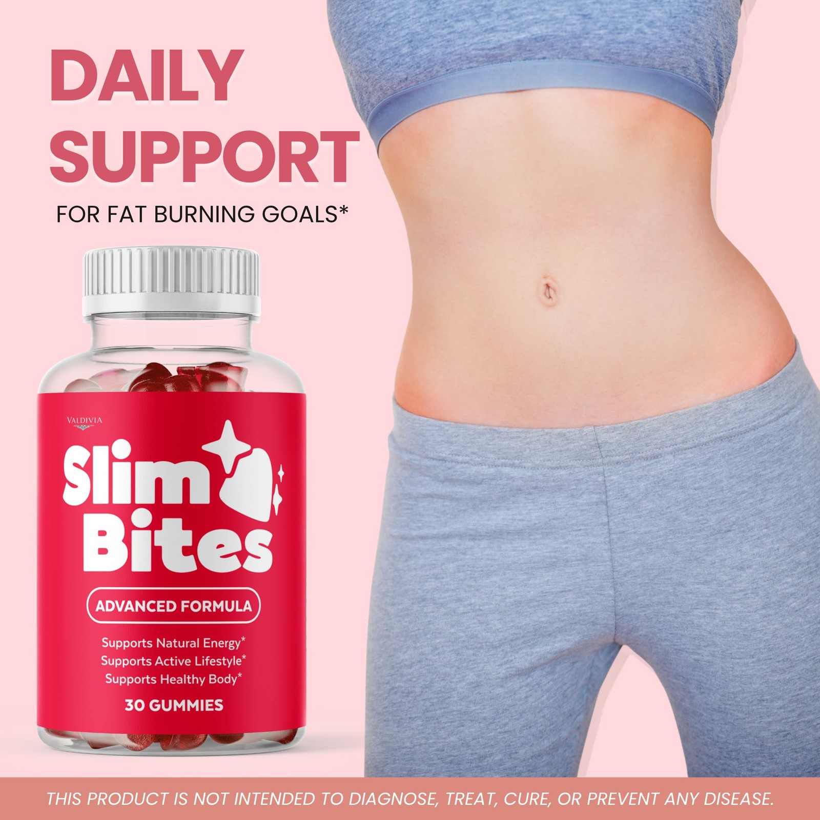 Valdivia SlimBites 150 Gummies 5 Pack Daily Wellness Supplement Made in USA