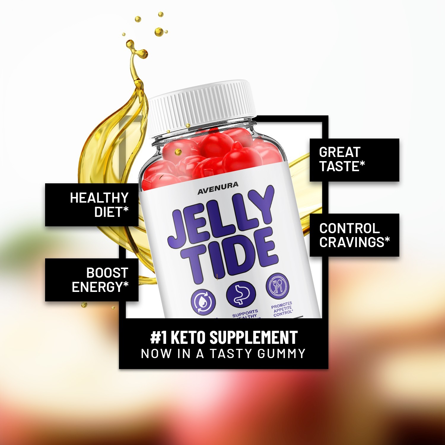 (2 Pack) Jelly Tide ACV Gummy – Jellytide Natural Ingredients for lifestyle