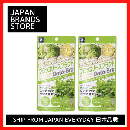 (Wellness Life Sciences) Broccoli Sprout Supplement, 120 tablets x 2