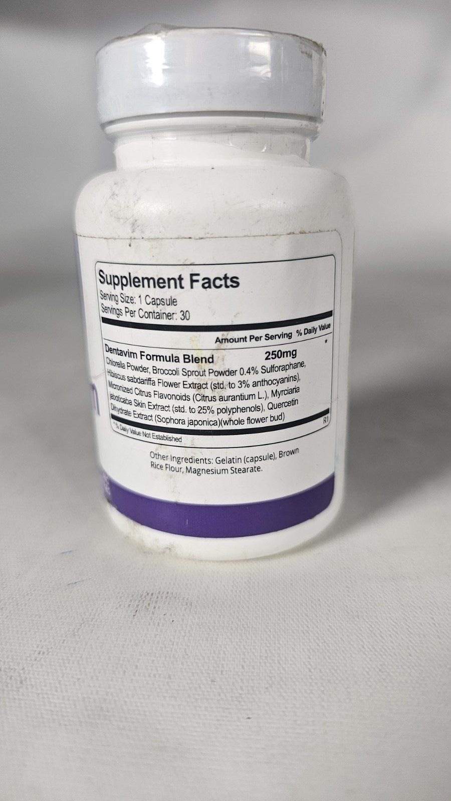 Dental Support Pills for Stronger Teeth & Healthier Gums 30 Caps Exp:07/2026