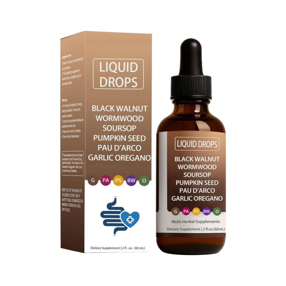 Black Walnut Wormwood Gut Cleanse Soursop, Featuring Pumpkin Seed, Garlic Orega