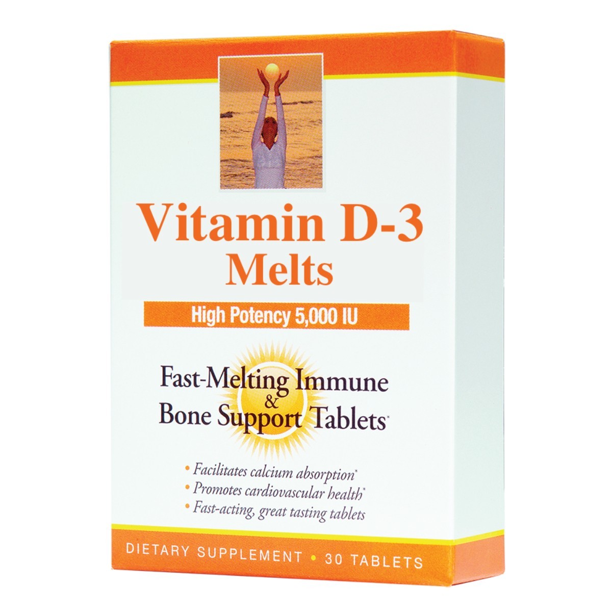 Dr. Newton’s Naturals Vitamin D3 Fast-Melting Tablets 30 Tablets Made in USA