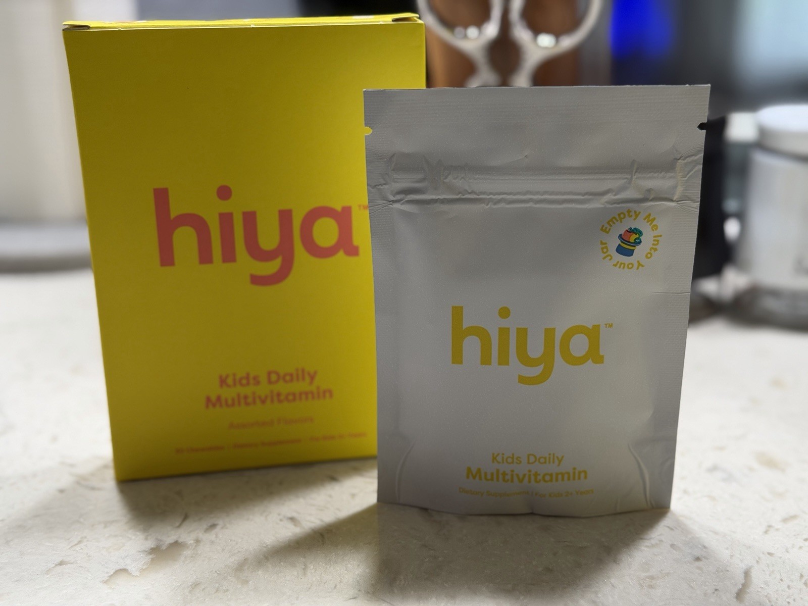 Hiya Kids Daily Multivitamin Assorted Flavor Gluten-Free 30 Chewable Tablets