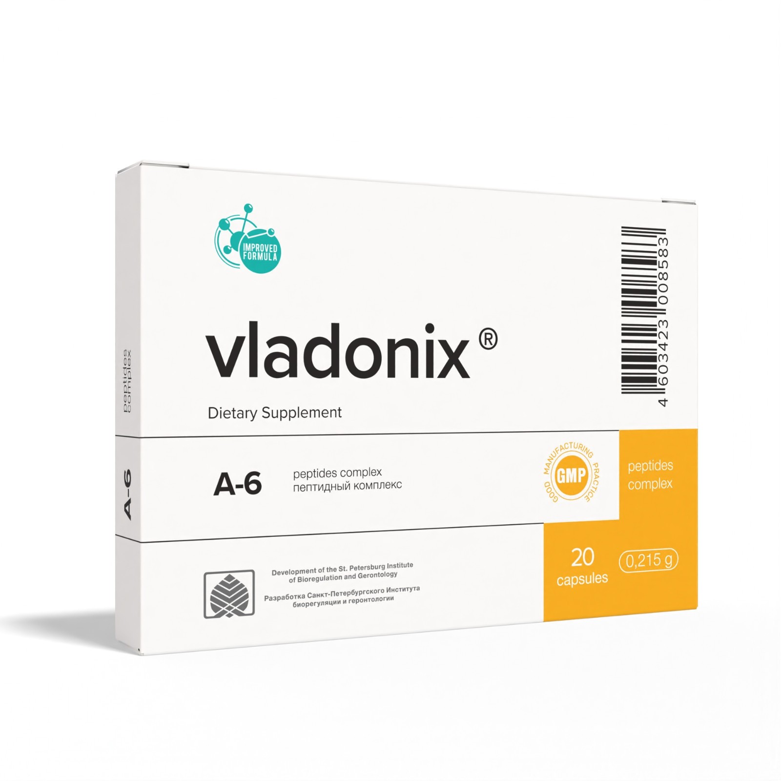 Peptide Bioregulators 20 capsules – 21 Variations Ventfort Cerluten Endoluten