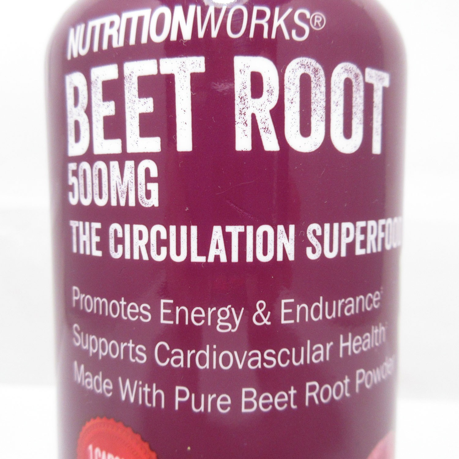 NutritionWorks ® Beet Root Circulation Superfood 90 Capsules 500mg