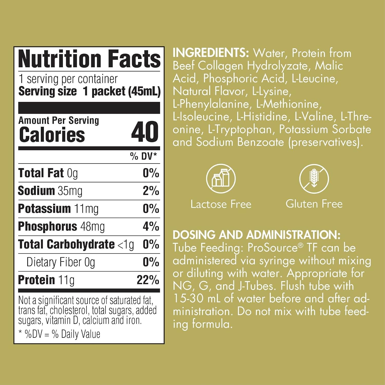 NEW Medtrition ProSource TF Tube Feeding Formula Liquid Protein (24 Pack)