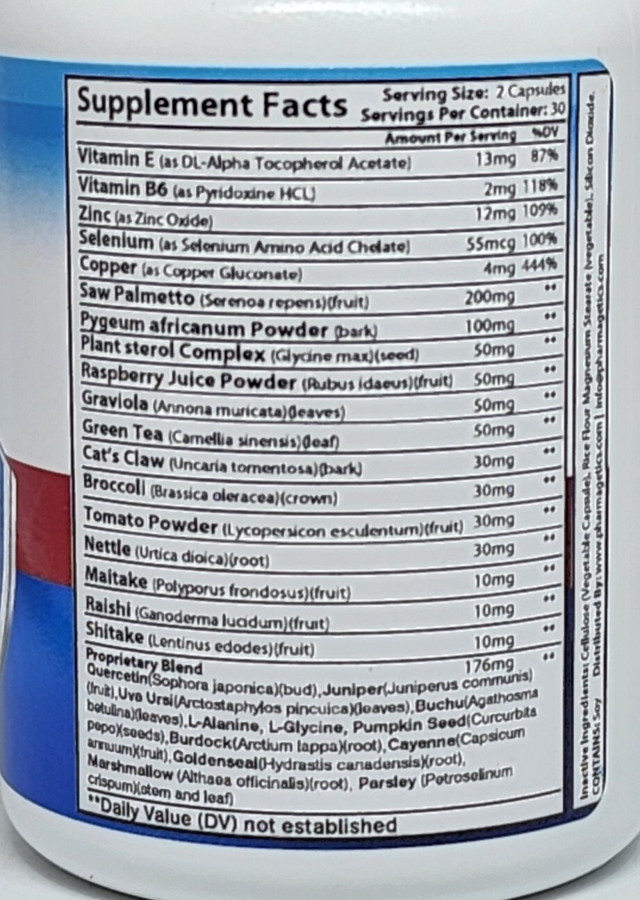 Prostate Plus+ Multi-Action Proprietary Prostate Support 60 Capsules New 04/2026