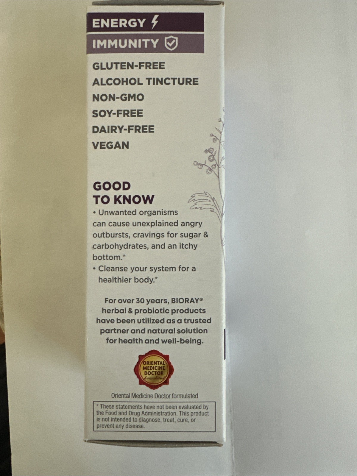 Bioray Inc Artemisia Clove 2 fl oz 59 ml GMP Quality Assured, NSF Certified