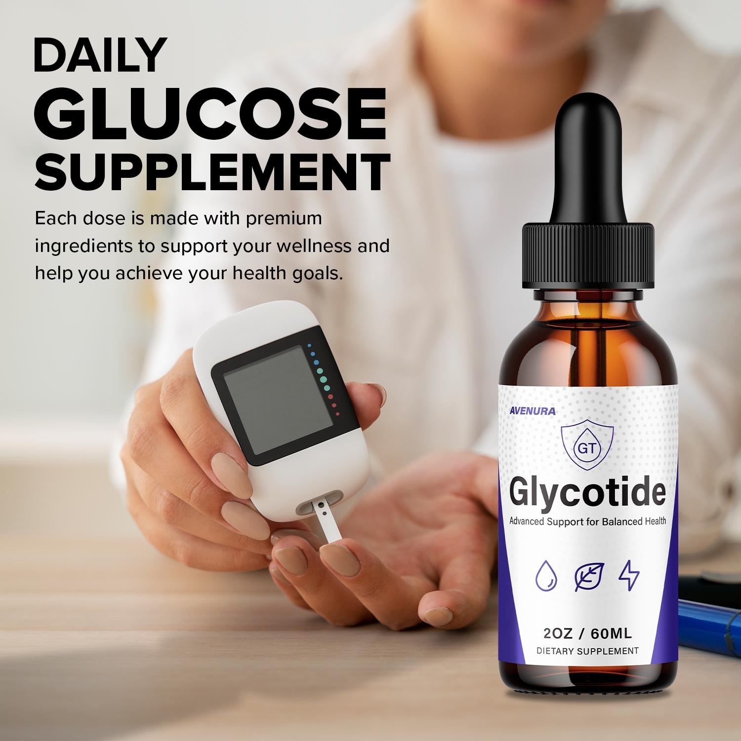 (5 Pack) Glycotide Liquid Drops – Glyco Tide Advanced Formula Blood Support