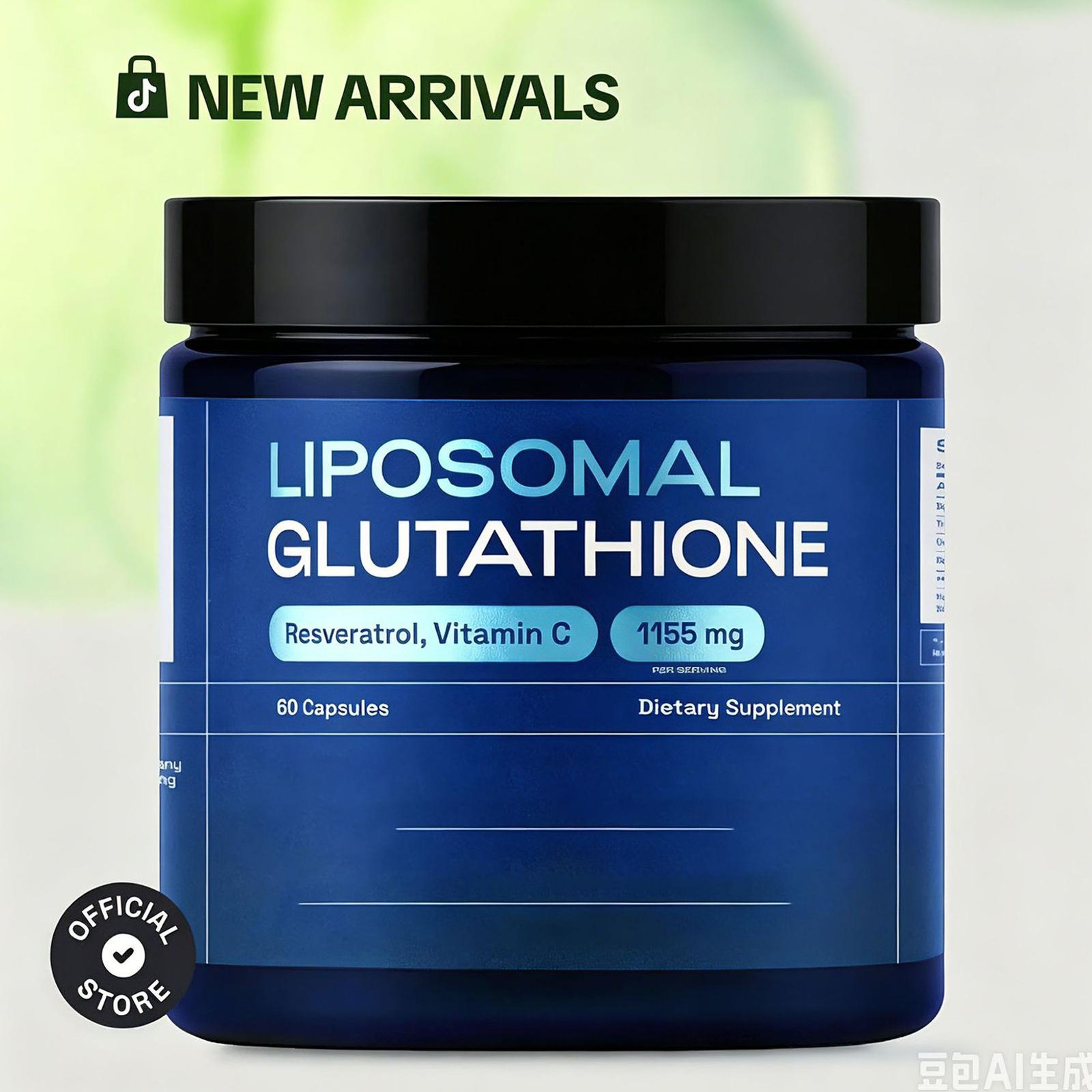 Liposomal Glutathione With Vitamin C Antioxidant Support For Immune Support