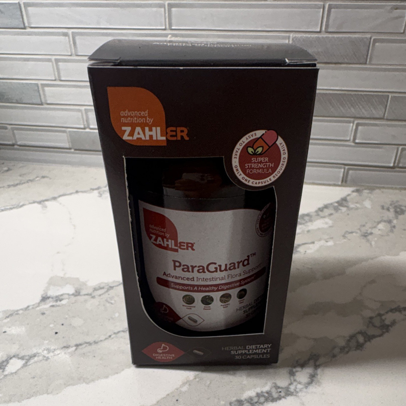 Zahler ParaGuard Advanced Digestive Support Herbal Supplement 30 Capsules Kosher