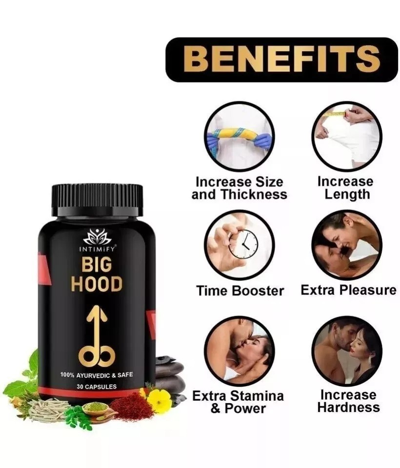 (2 pack) Big Hood Maximum Performance Supplement Premium Pills – (30 Capsules)