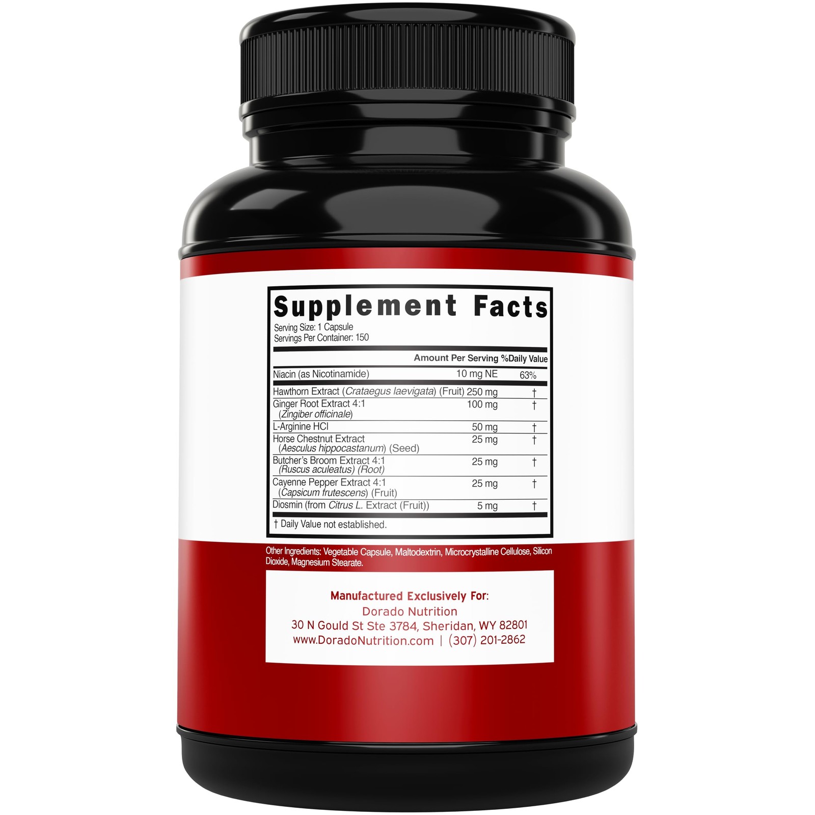 Blood Circulation Supplements with Diosmin & More (150 150 Count (Pack of 1)
