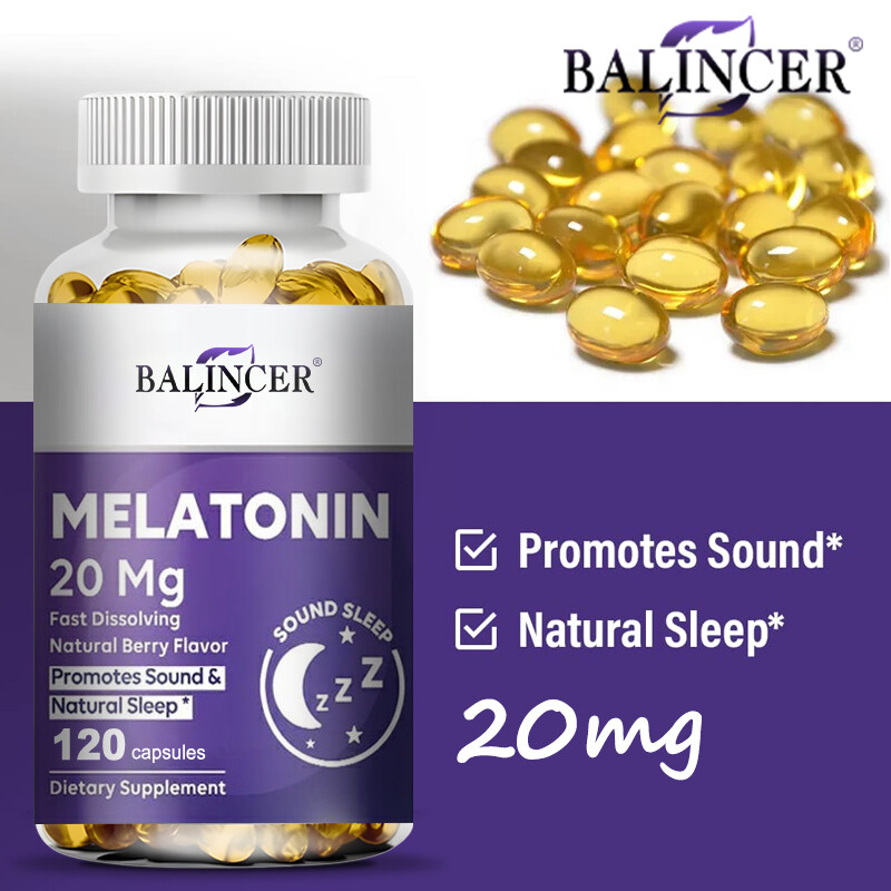 Sleep 20MG Capsules Support Sleep, Non-GMO, Gluten-free ​