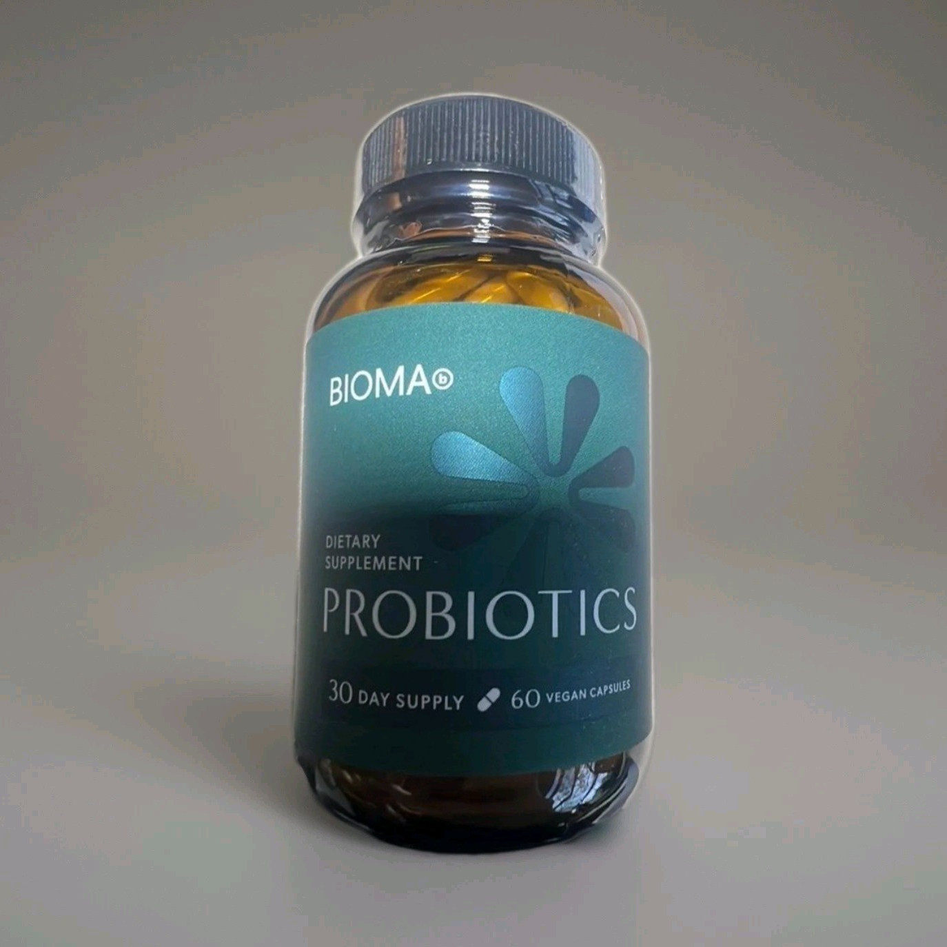 BIOMA Probiotics Digestive Support Supplement, Vegan 60 Capsules 30-Day Supply