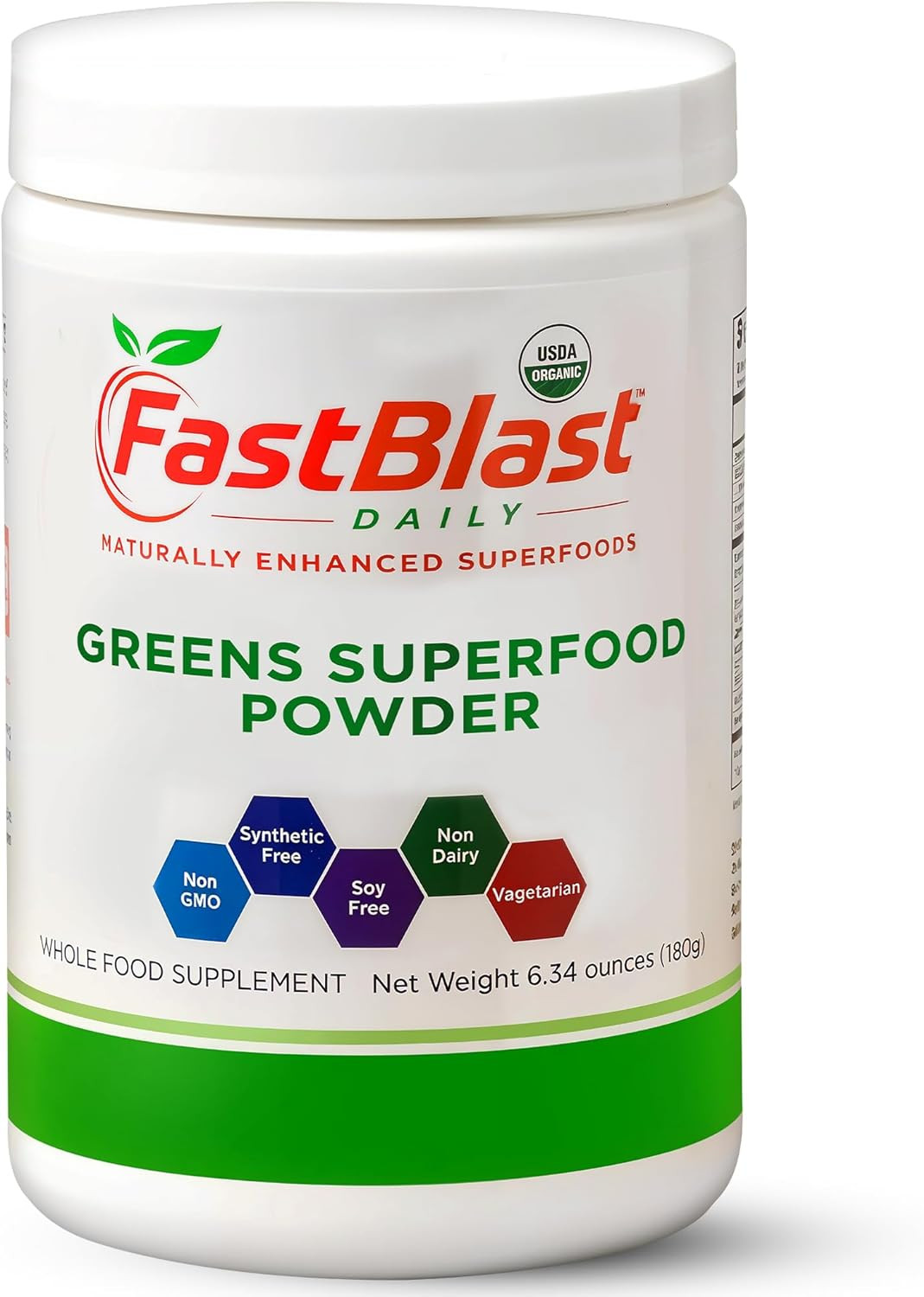 Organic Super Greens Powder with over 30 Superfoods, Daily Greens Supplements wi