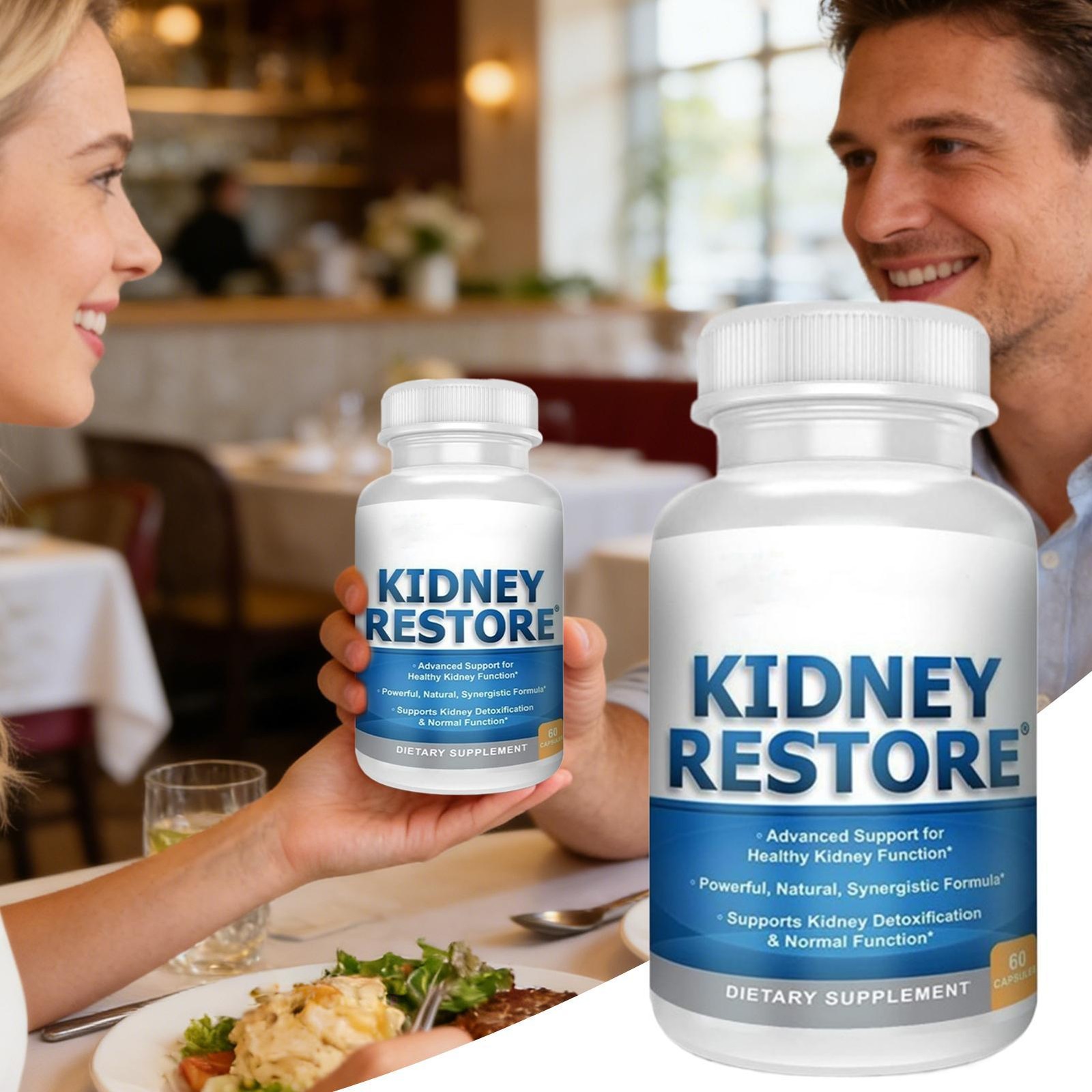 Kidney Health Detox Restore Cleanse Support High Natural Supplement Quality