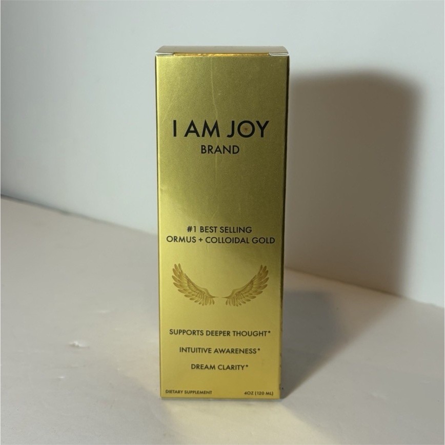 I AM JOY ORMUS + Colloidal 24k Gold Spray Mental Focus 4 oz Alcohol Free
