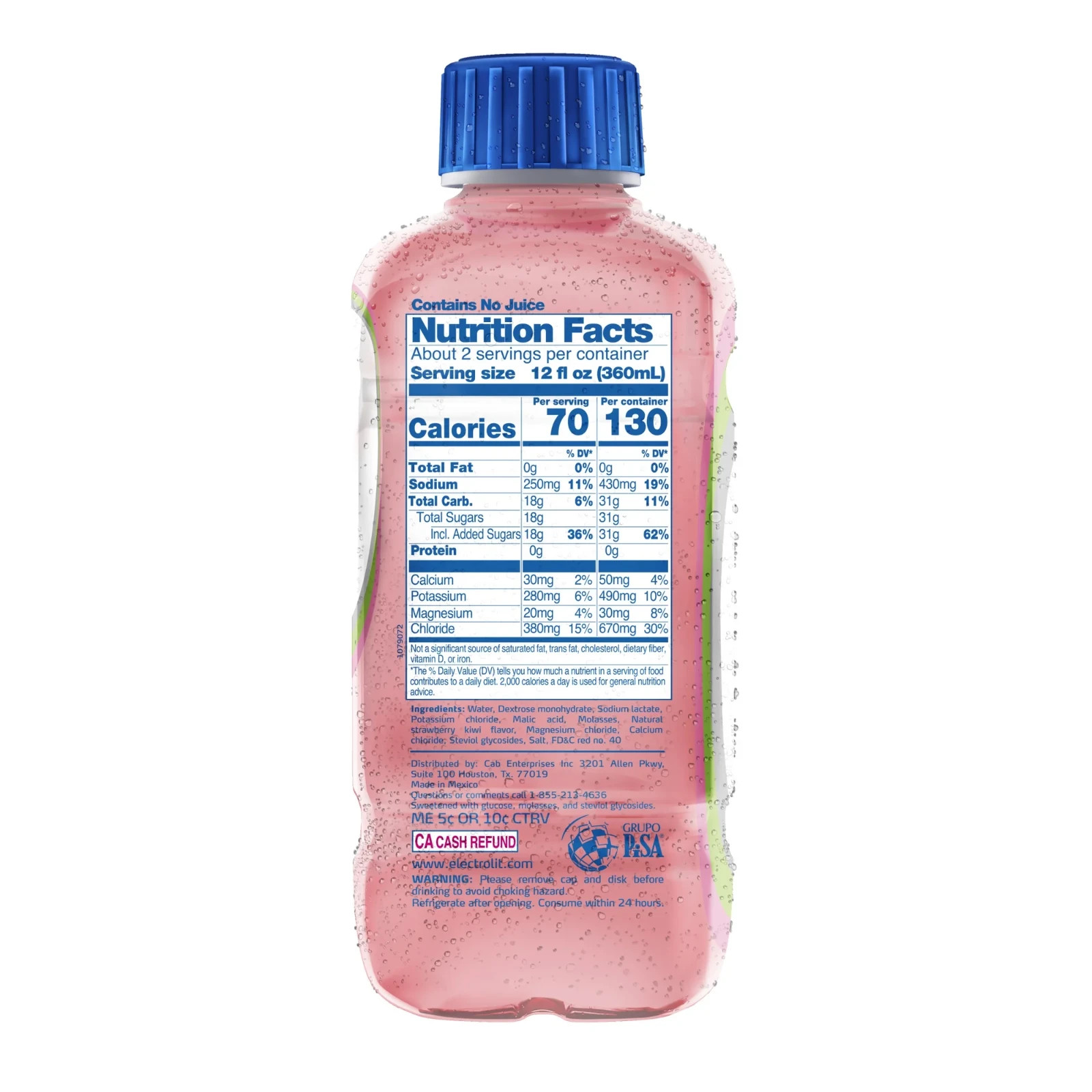 Electrolit Strawberry-Kiwi 21 OZ