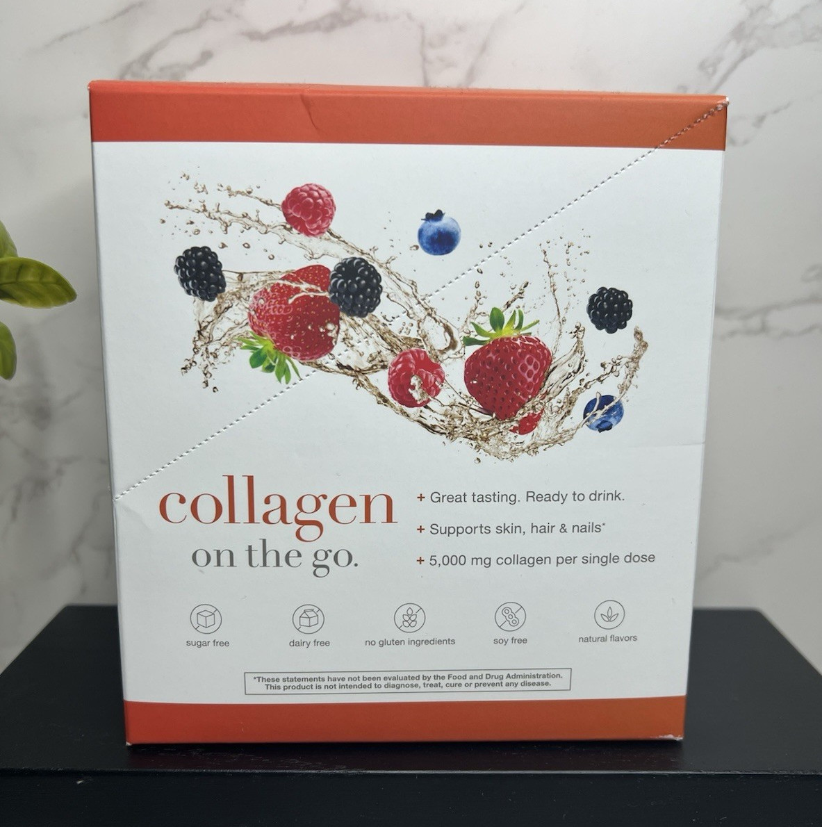 Youtheory Collagen Liquid On The Go 5,000 mg Sugar-Free Dairy-Free Exp 12/2027