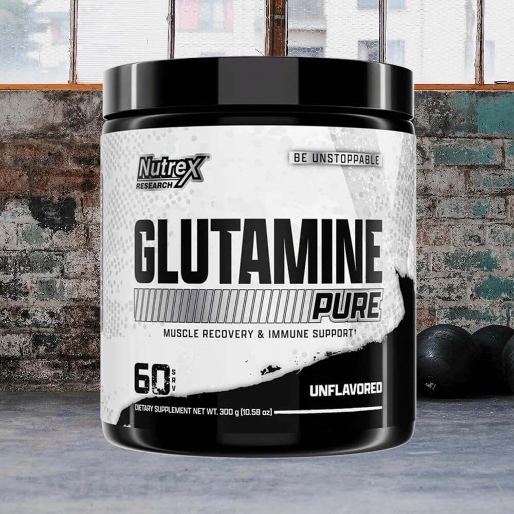 L-Glutamine Powder Supplement 60 Servings Pure Unflavored Non-GMO Gluten Free Mu