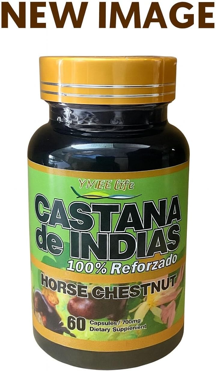 Castaña de Indias 700mg – Horse Chestnut Supplement, 60 Capsules
