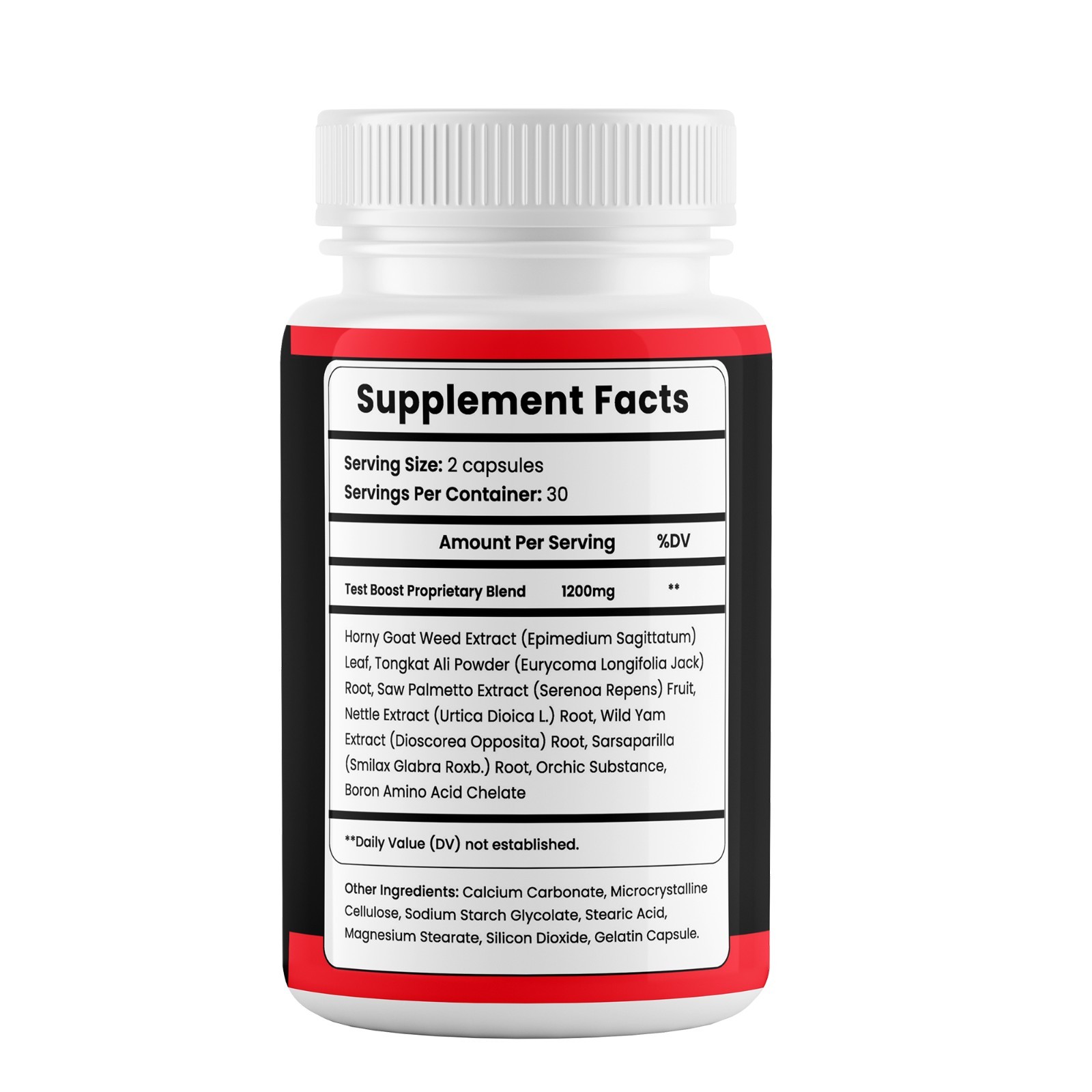 (5 Pack) Erec Boost MAX for Men ED Maximize Energy Vitality Enhancement, Stamina