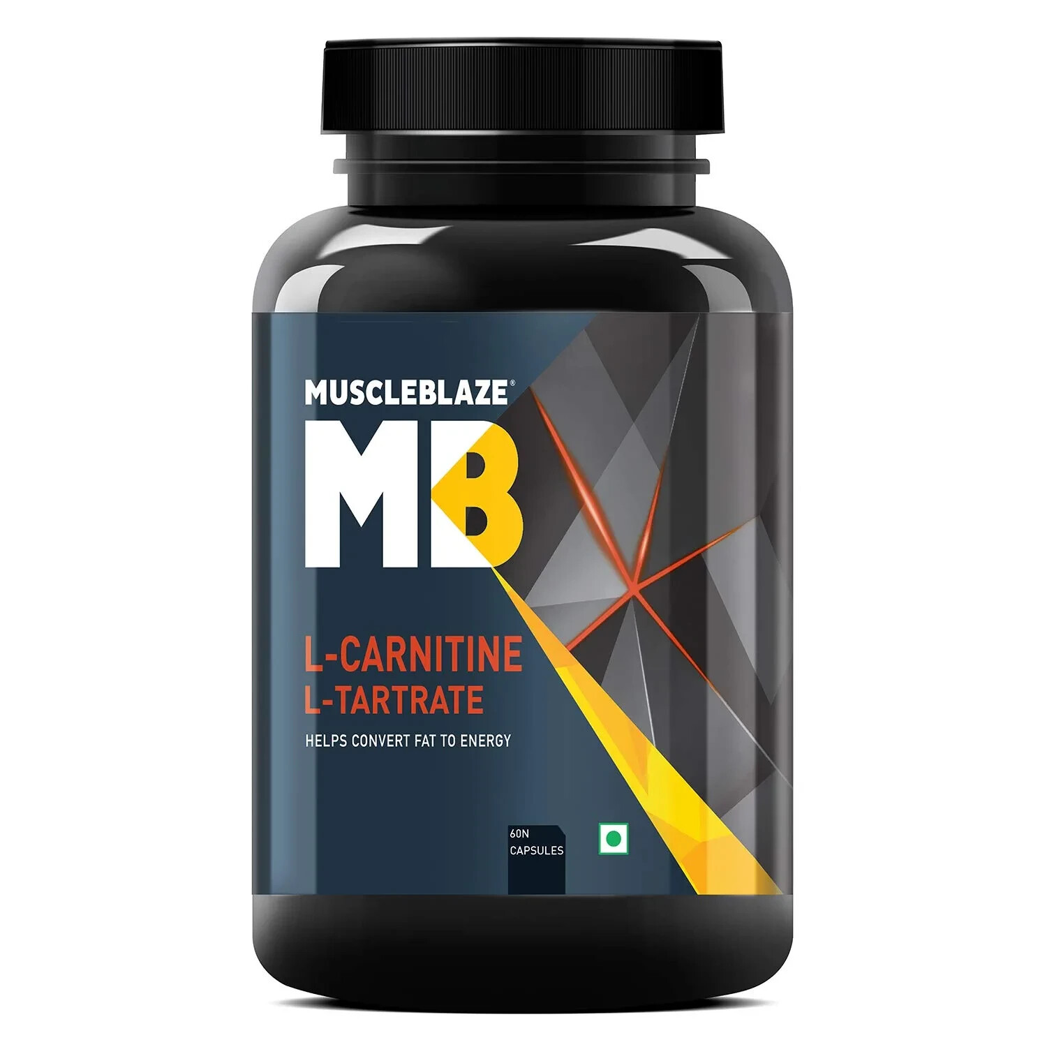 MuscleBlaze L-Carnitine L-Tartrate 500mg L-Carnitine Convert Fat into Energy