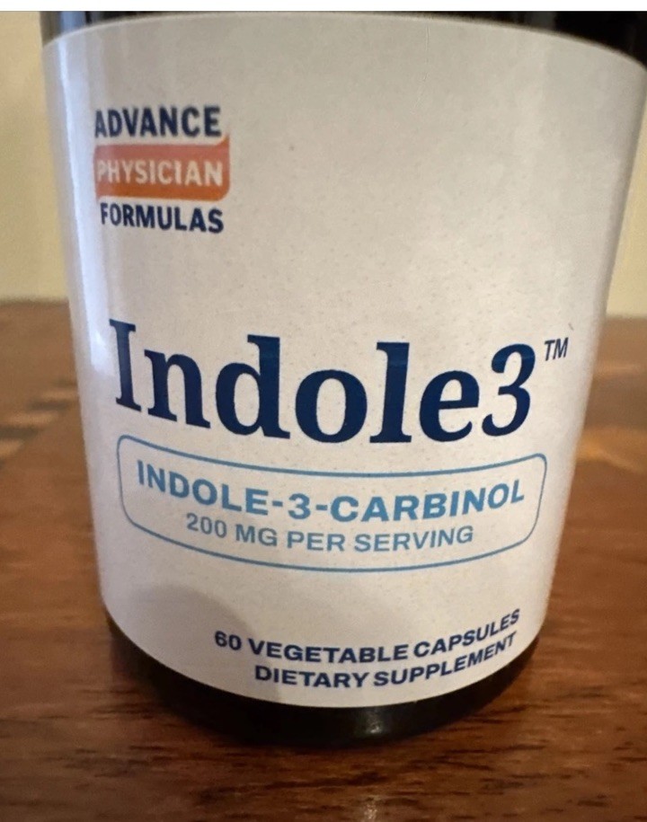 Advance Physician Formulas Indole3-Carbinol 200 mg – 60 capsules X 2 – Exp 07/26