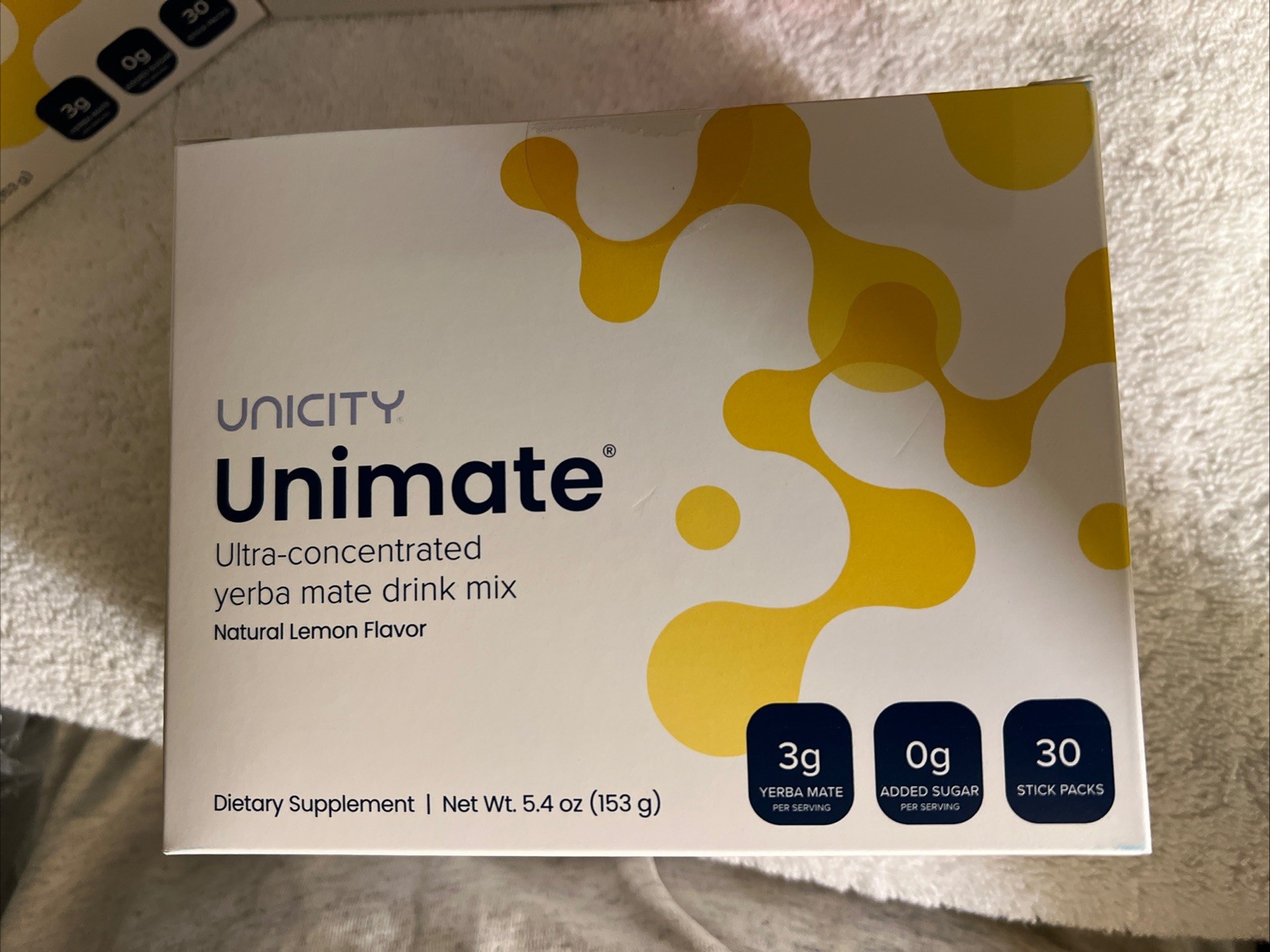 Unicity 2X Yerba Mate Natural Lemon And Balance Mixed Berry Flavor. Exp. 2027