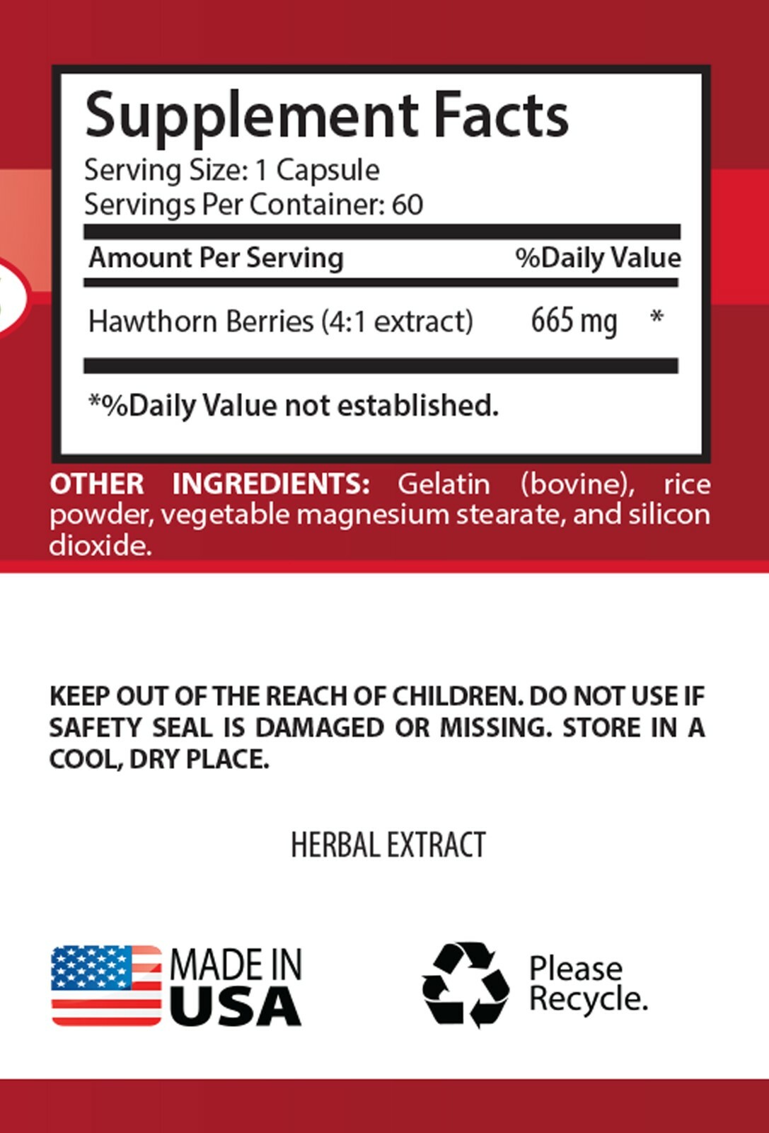 cardiovascular health supplement – HAWTHORN EXTRACT – hawthorn supplement – 3 B