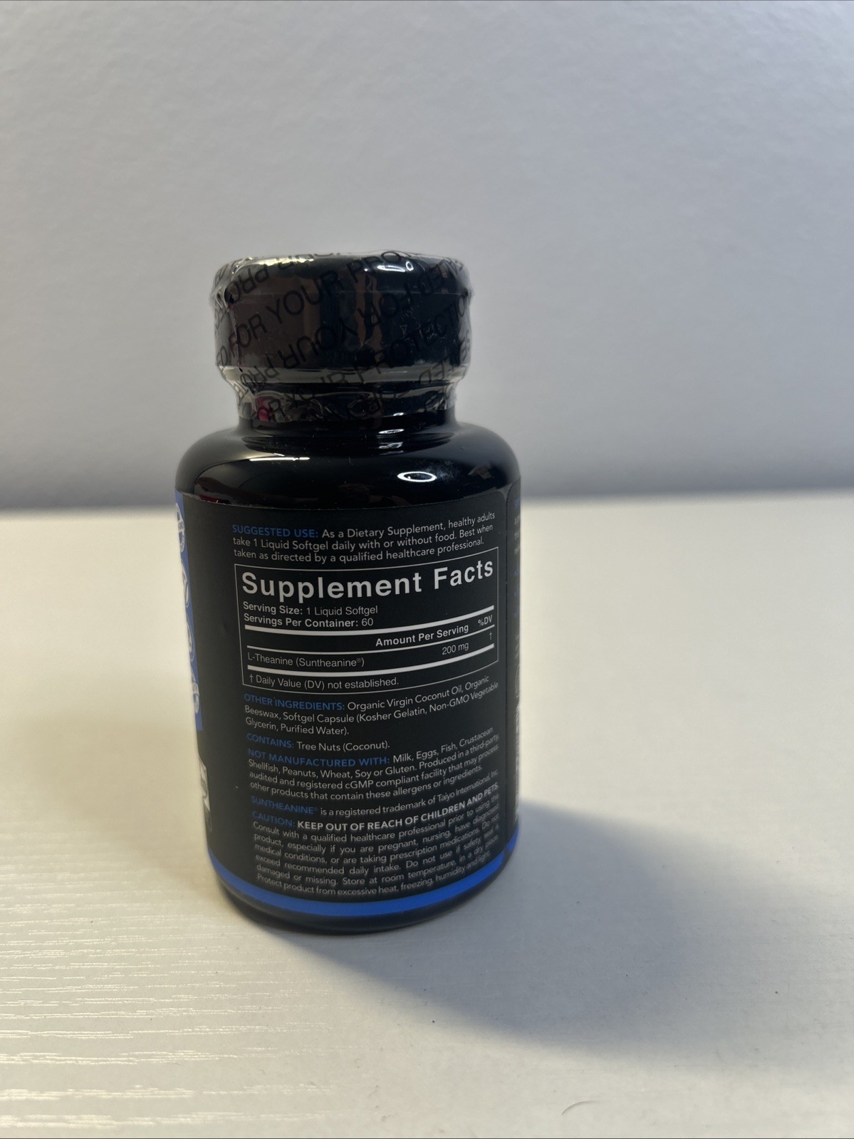 Sports Research L-theanine 200mg (60 Softgels) EXPIRED 7/2023