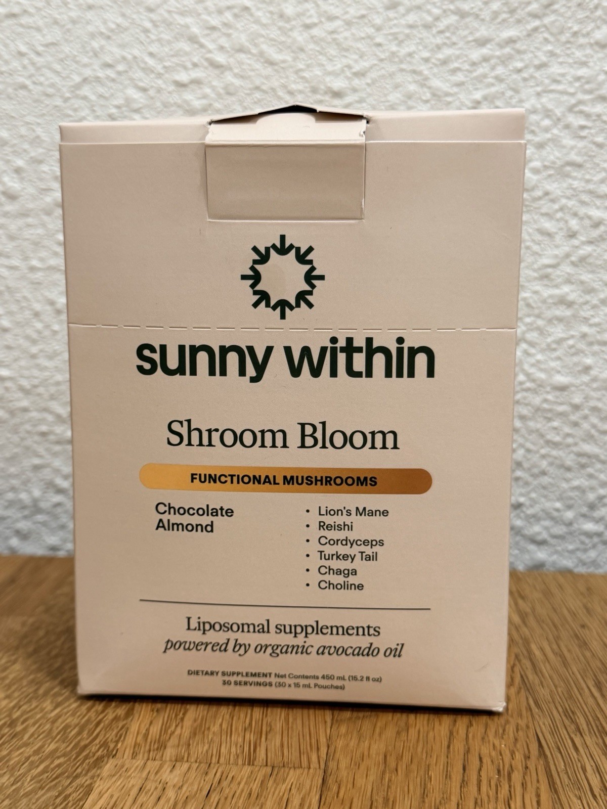Sunny Within Shroom Bloom Functional Mushrooms 30-Servings 10/26
